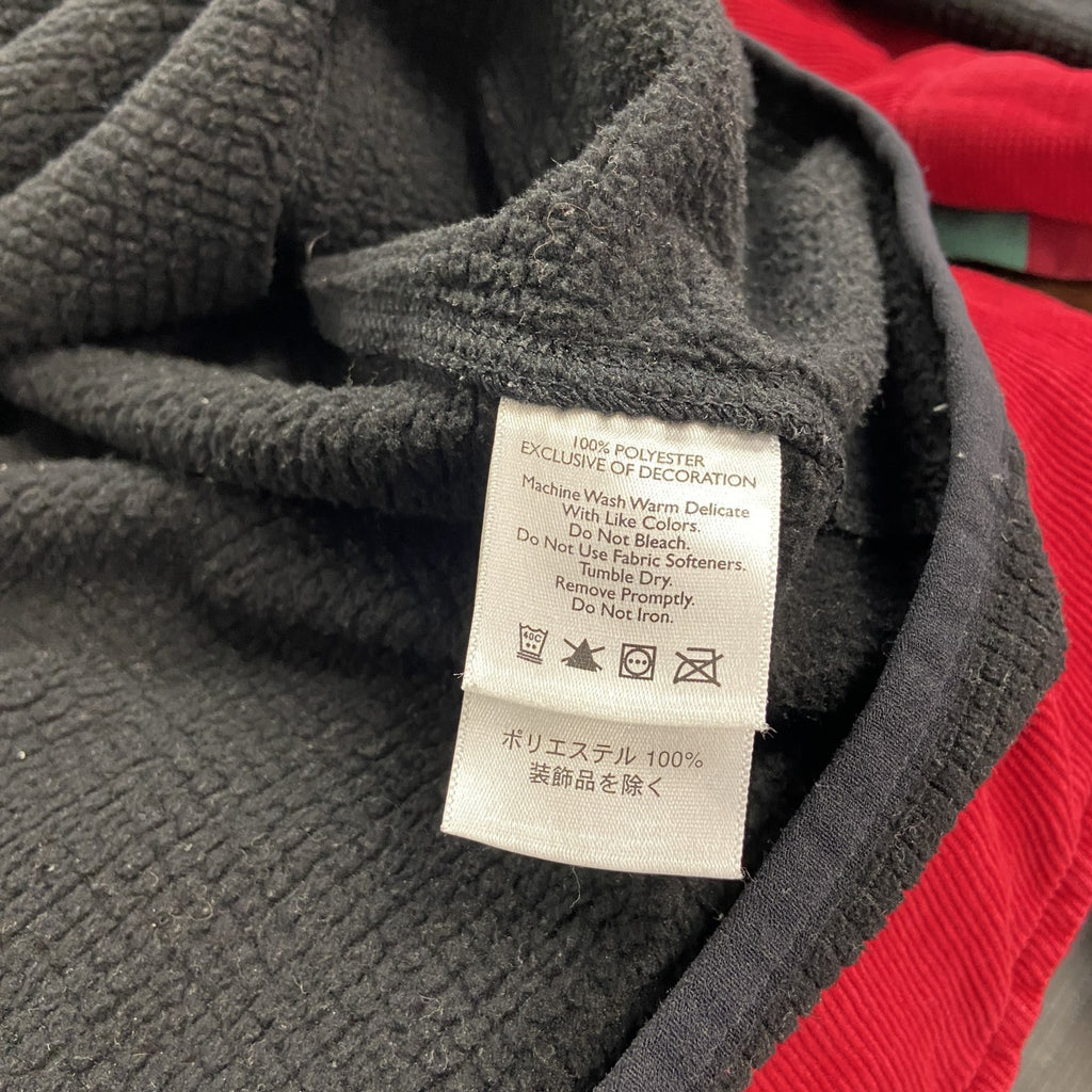 Eddie Bauer　エディーバウアー　ハーフジップフリースジャケット　黒　ブラック　XLサイズ