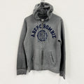 Abercrombie＆Fitch　アバクロンビー＆フィッチ　フルジップパーカー/フーディー　灰色　グレー　Sサイズ