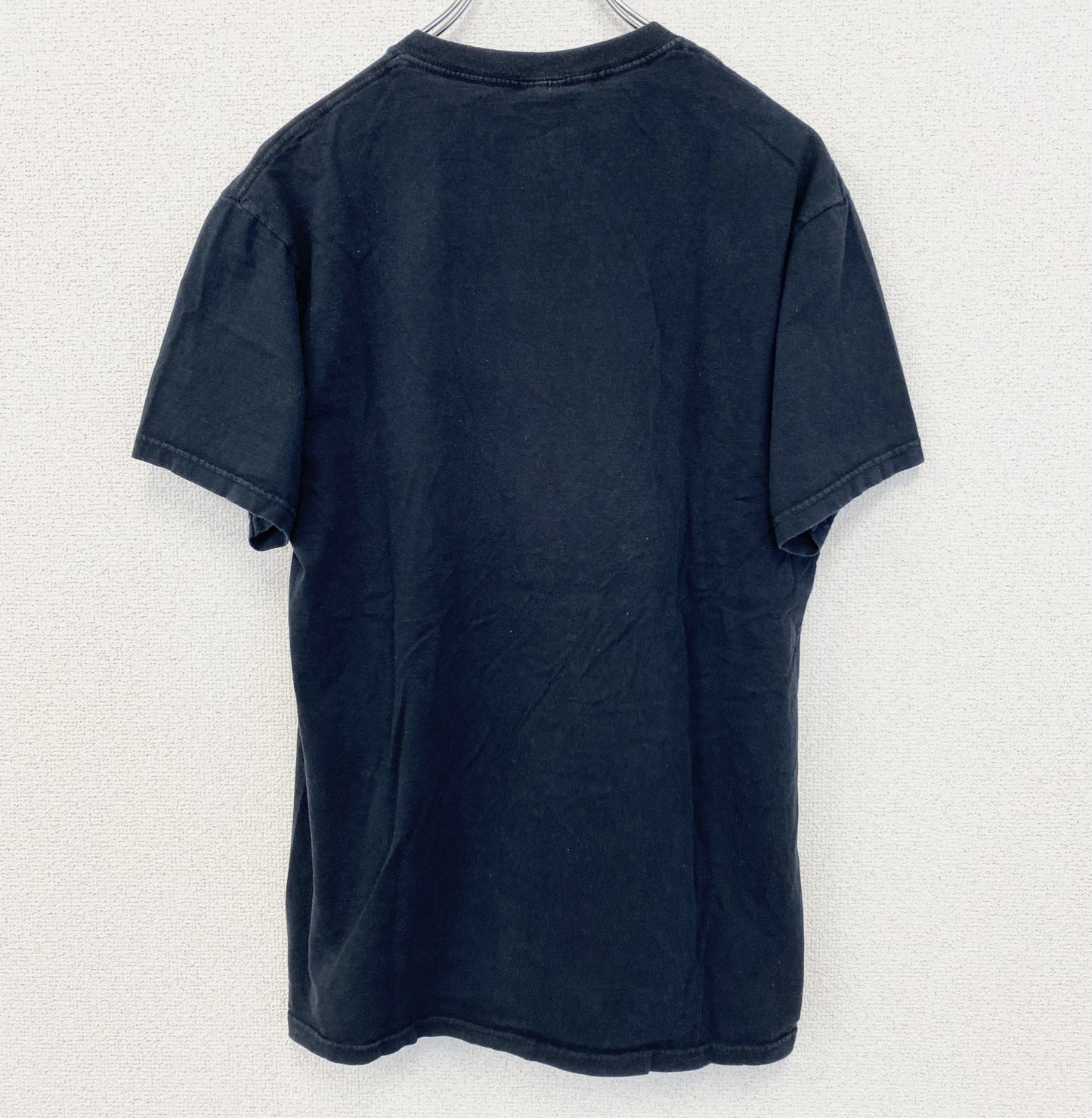 古着 used　JERZEES　半袖プリントTシャツ　バットマン　ファミリーガイ　クルーネック　黒　ブラック　レトロ　Mサイズ
