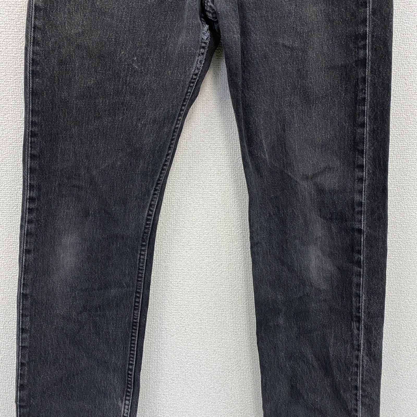 90s～　Levi's　リーバイス　501　ブラックデニムパンツ/ジーンズ　ボタンフライ　ヴィンテージ　黒　ブラック　W30サイズ
