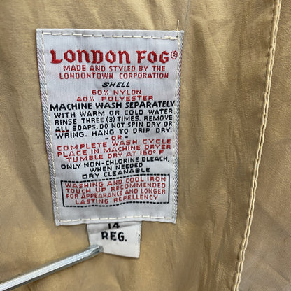 LONDON FOG　ロンドンフォグ　トレンチコート　ベージュ　14サイズ