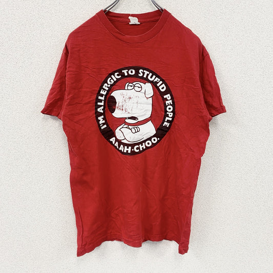 DELTA　デルタ　半袖プリントTシャツ　赤　レッド　Mサイズ