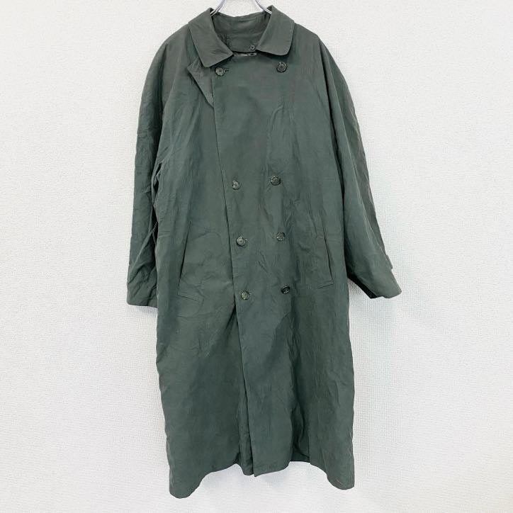 LONDON FOG　ロンドンフォグ　ダブルトレンチコート　緑　グリーン　42サイズ