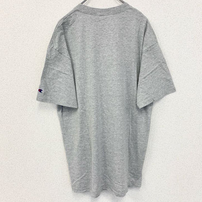 古着 used　Champion　チャンピオン　半袖カレッジプリントTシャツ　オハイオ大学　フットボール　グレー　XLサイズ