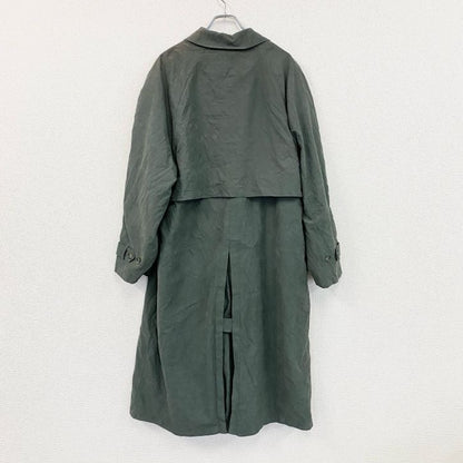 LONDON FOG　ロンドンフォグ　ダブルトレンチコート　緑　グリーン　42サイズ