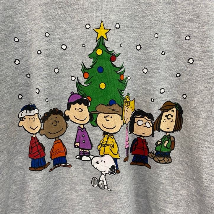 PEANUTS　ピーナッツ　スヌーピー　スウェット/トレーナー　灰色　グレー　XLサイズ