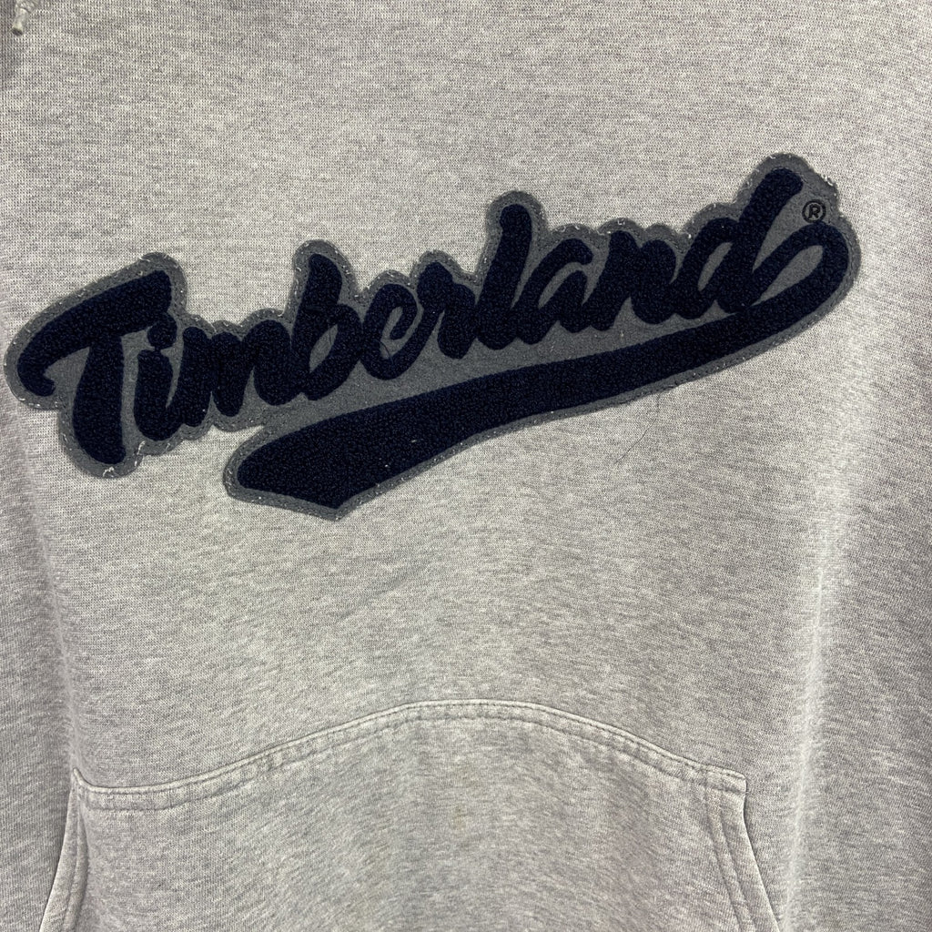 Timberland　ティンバーランド　パーカー/フーディー　フロントロゴ　灰色　グレー　XLサイズ