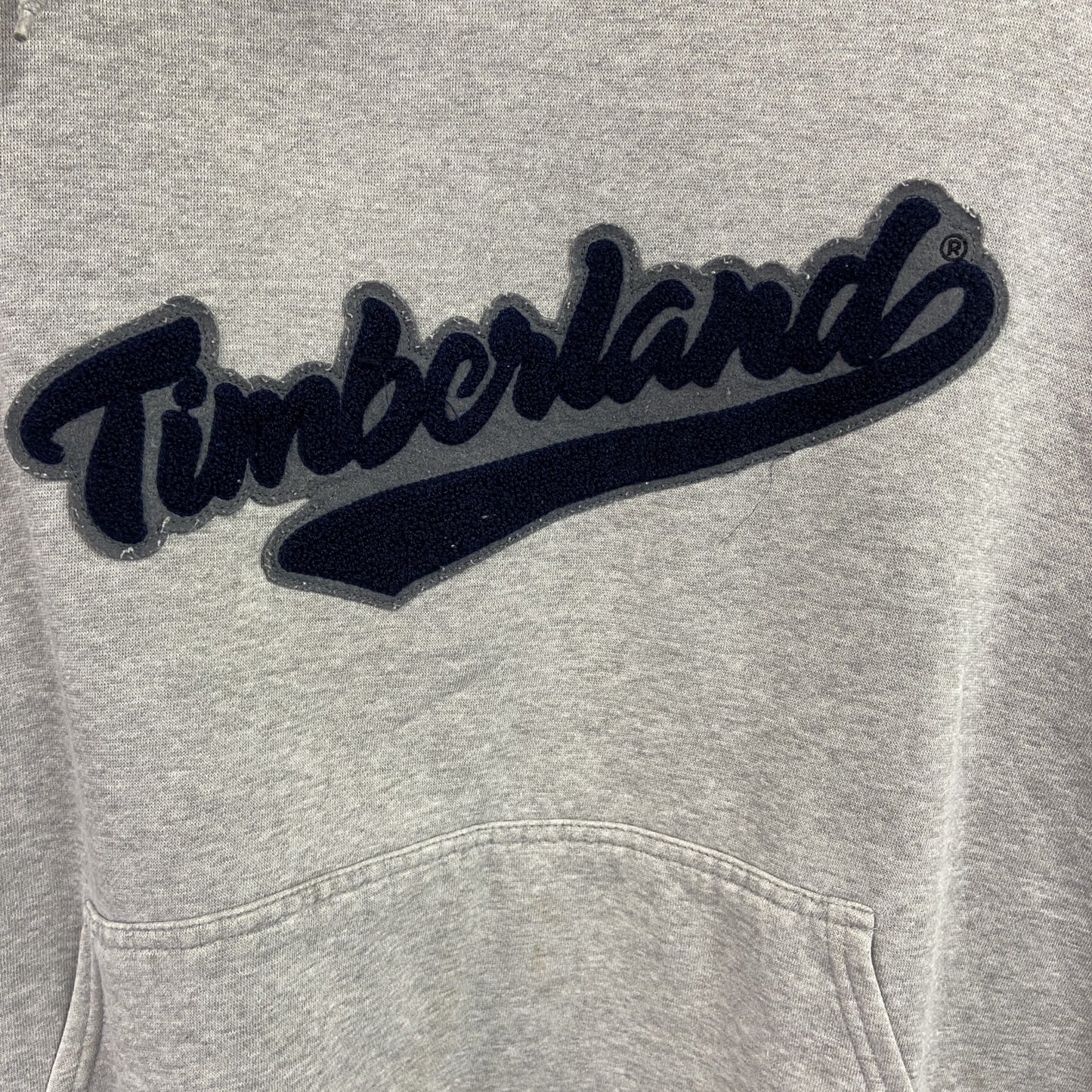 Timberland　ティンバーランド　パーカー/フーディー　フロントロゴ　灰色　グレー　XLサイズ