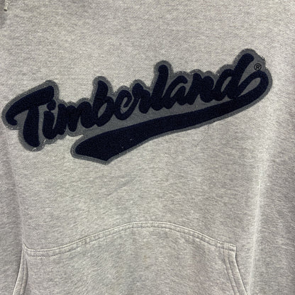 Timberland　ティンバーランド　パーカー/フーディー　フロントロゴ　灰色　グレー　XLサイズ