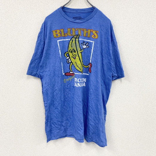 ARRESTED DEVELOPMENT　半袖プリントTシャツ　青　ブルー　2Xサイズ