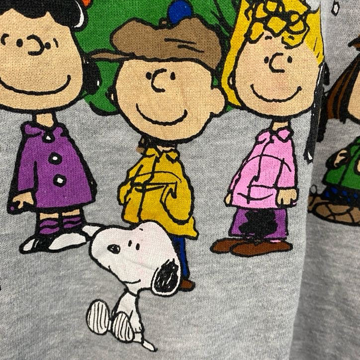 PEANUTS　ピーナッツ　スヌーピー　スウェット/トレーナー　灰色　グレー　XLサイズ