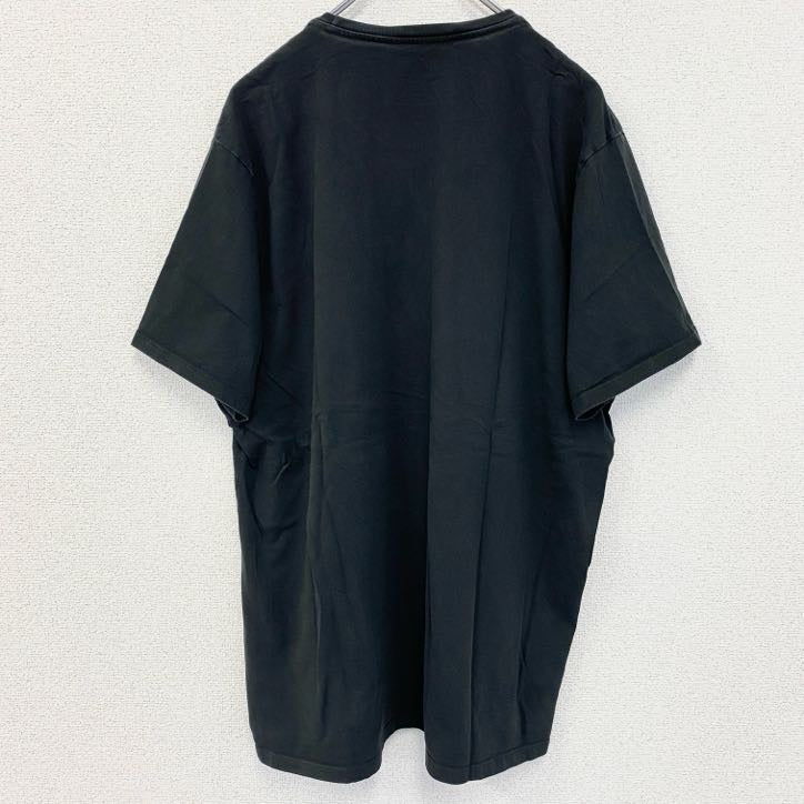 古着 used　LEVI'S　リーバイス　半袖クルーネックロゴプリントTシャツ　CANADA　黒　ブラック　2XLサイズ