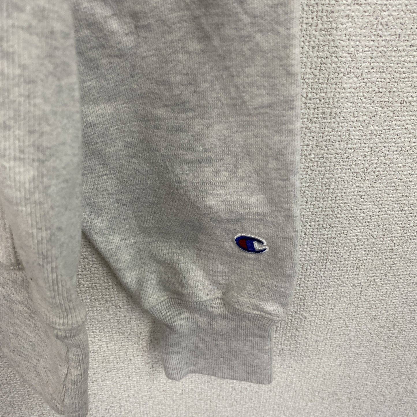 Champion　チャンピオン　リバースウィーブ　スウェットパーカー/フーディー　アーチプリント　霜降りグレー　Mサイズ