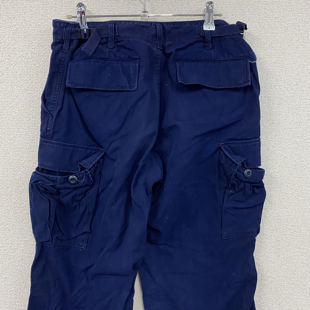 90s　WEST CAB　ウエストキャブ　U.S.MILITARY　カーゴパンツ　ミリタリーパンツ　紺　ネイビー　Mサイズ