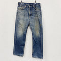 Levi's　リーバイス　703　デニムパンツ/ジーンズ　フェード　縦落ち　鬼ヒゲ　ジップフライ　インディゴ　W32サイズ