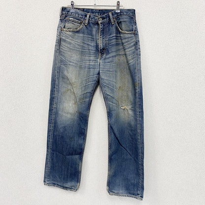 Levi's　リーバイス　703　デニムパンツ/ジーンズ　フェード　縦落ち　鬼ヒゲ　ジップフライ　インディゴ　W32サイズ