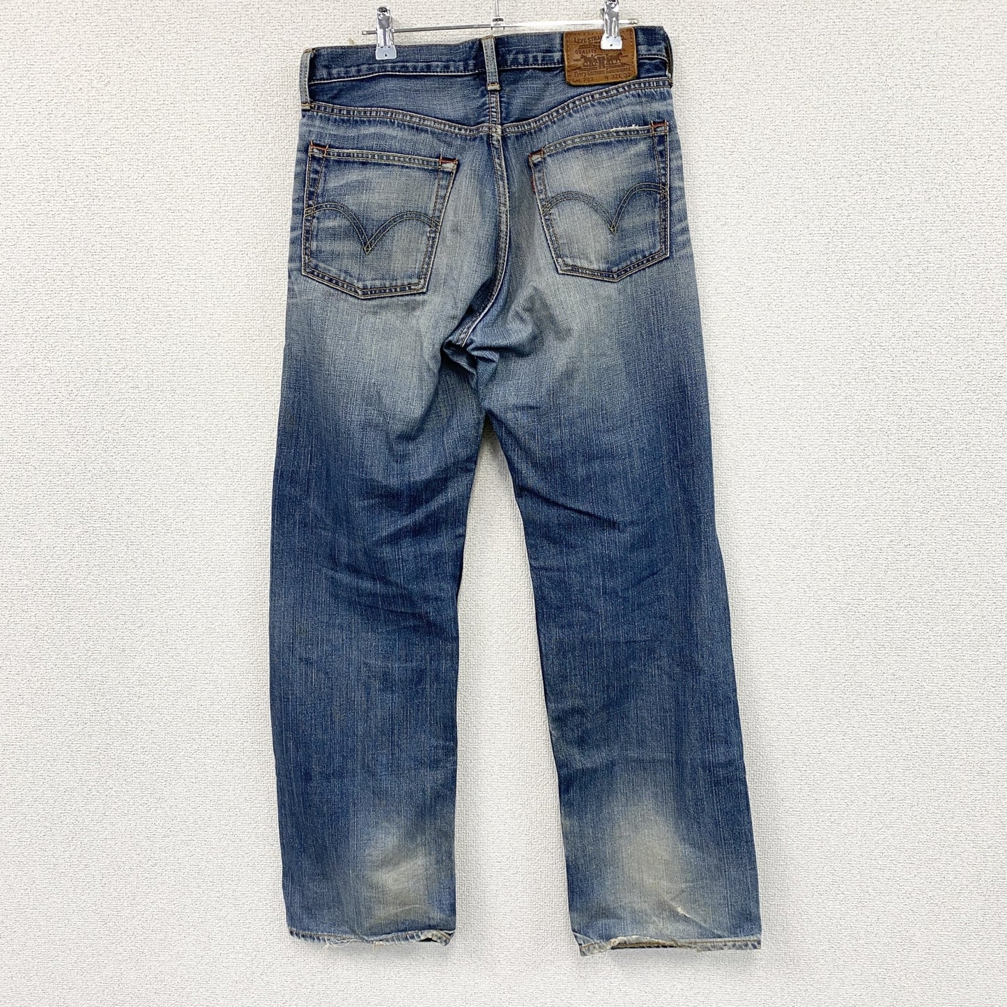 Levi's　リーバイス　703　デニムパンツ/ジーンズ　フェード　縦落ち　鬼ヒゲ　ジップフライ　インディゴ　W32サイズ