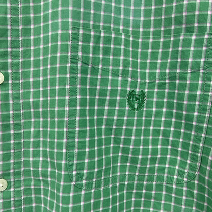 CHAPS RALPH LAUREN　チャップス　ラルフローレン　長袖シャツ　チェック柄　緑　グリーン　XLサイズ