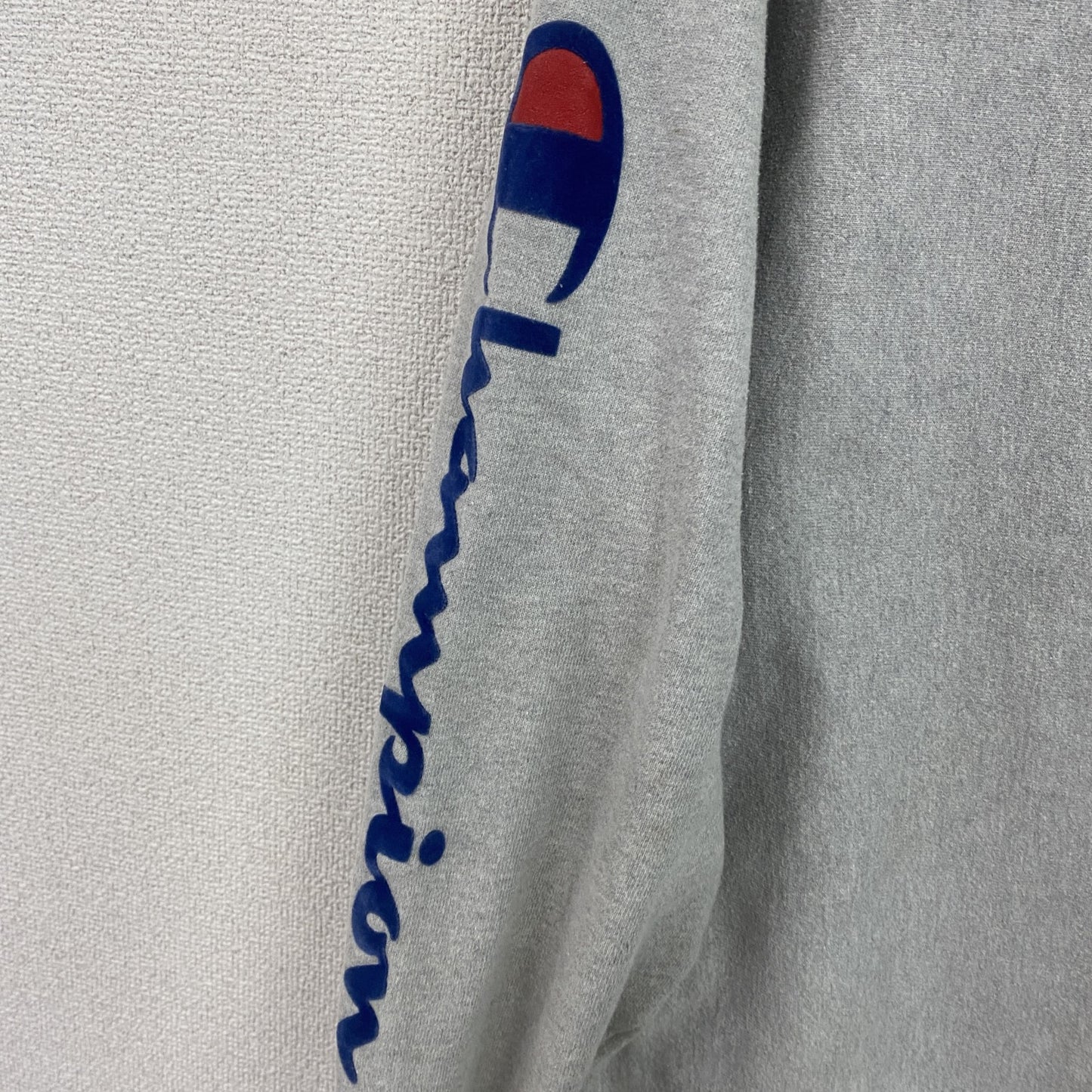 Champion　チャンピオン　リバースウィーブ　スウェットパーカー/フーディー　デカロゴ　霜降りグレー　XLサイズ