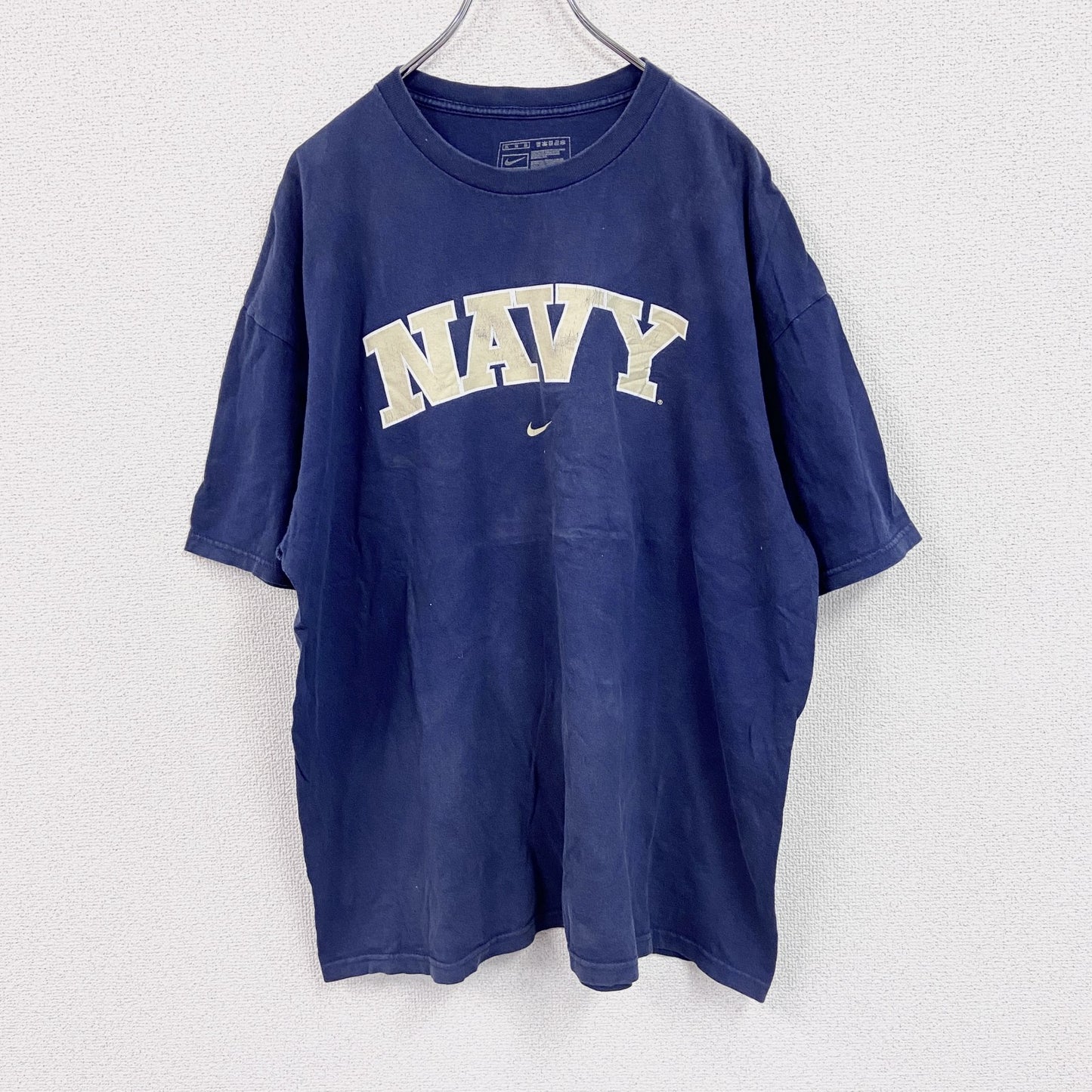 ～00s　NIKE　ナイキ　プリントTシャツ　ヴィンテージ　NAVY　紺　ネイビー