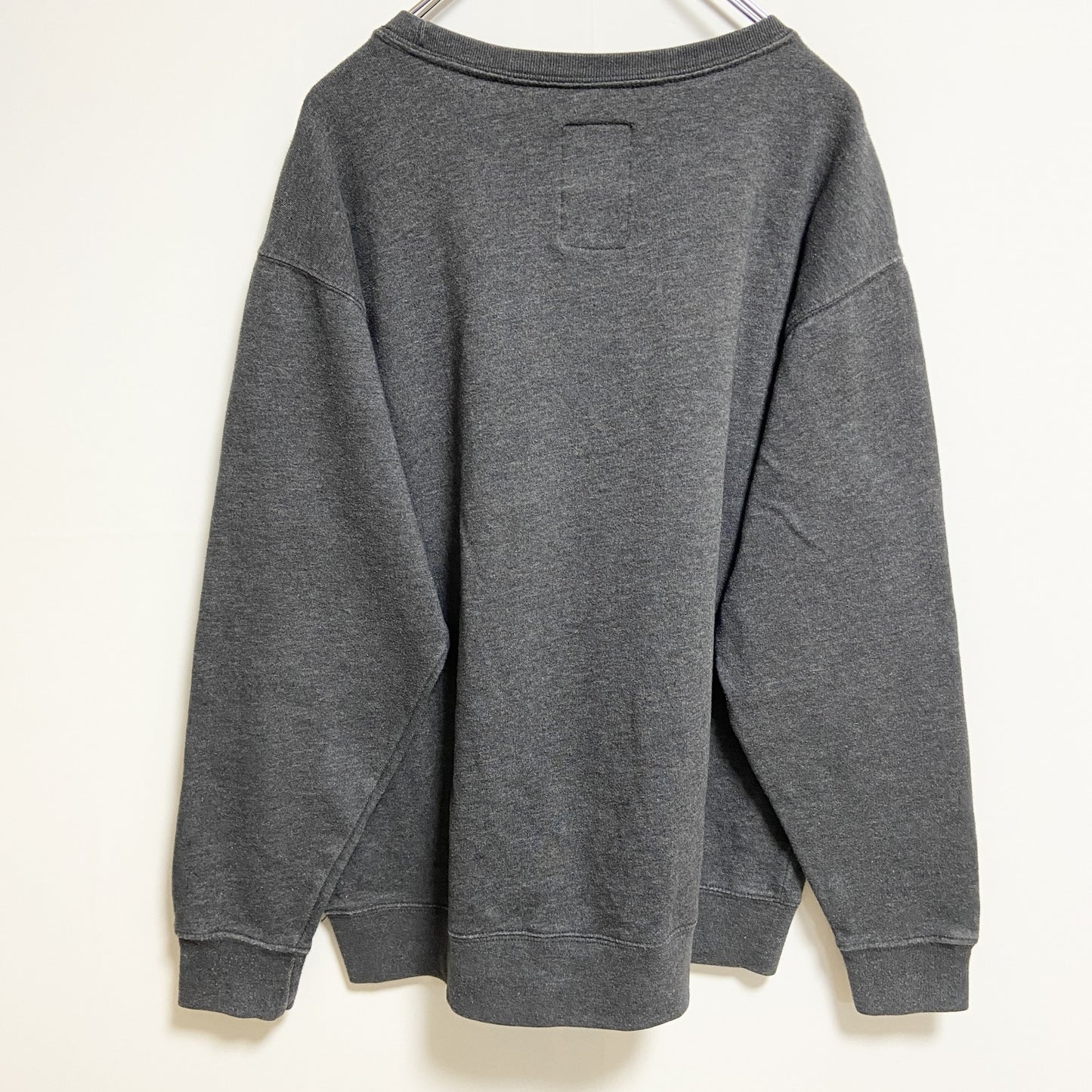 Triblend Sweats　長袖カレッジプリントスウェット　トレーナー　ノースカロライナ大学　グレー　Mサイズ