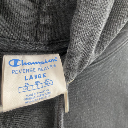 Champion　チャンピオン　リバースウィーブ　スウェットパーカー/フーディー　黒　ブラック　Lサイズ