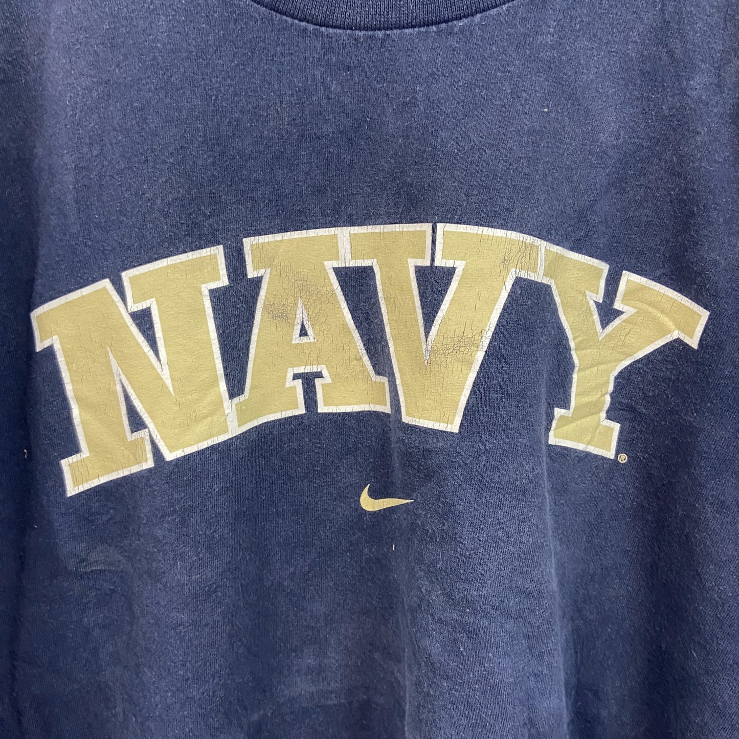 ～00s　NIKE　ナイキ　プリントTシャツ　ヴィンテージ　NAVY　紺　ネイビー