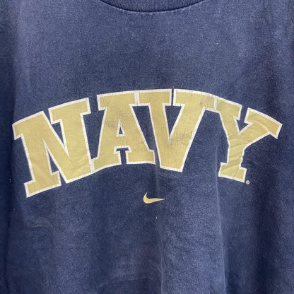 ～00s　NIKE　ナイキ　プリントTシャツ　ヴィンテージ　NAVY　紺　ネイビー