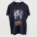 古着 used　AMERICAN JOGGS　半袖格闘技プリントTシャツ　メイウェザーVSマクレガー　クルーネック　黒　Mサイズ