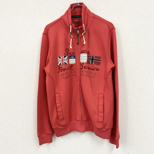 NAPAPIJRI　ハーフジッププルオーバージャケット　赤　レッド