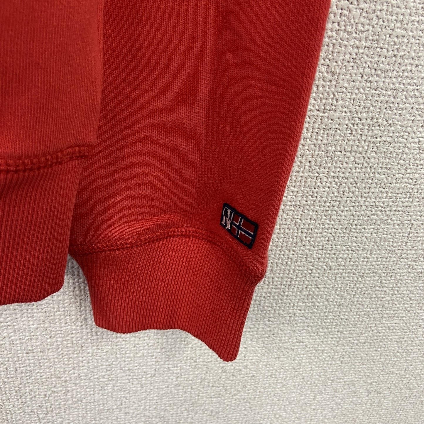 NAPAPIJRI　ハーフジッププルオーバージャケット　赤　レッド