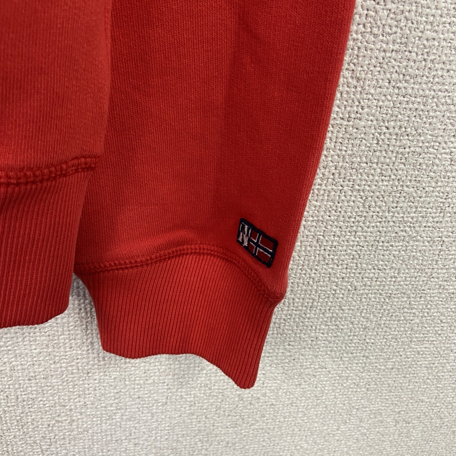 NAPAPIJRI　ハーフジッププルオーバージャケット　赤　レッド