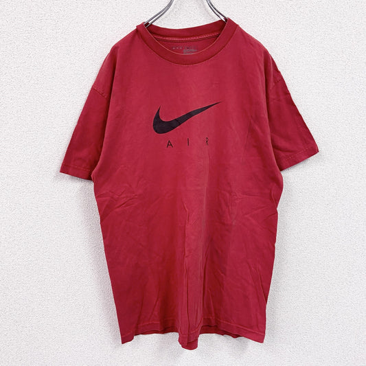 ～00s　NIKE　ナイキ　プリントTシャツ　ヴィンテージ　スウッシュロゴ　赤　レッド　Lサイズ