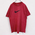 ～00s　NIKE　ナイキ　プリントTシャツ　ヴィンテージ　スウッシュロゴ　赤　レッド　Lサイズ