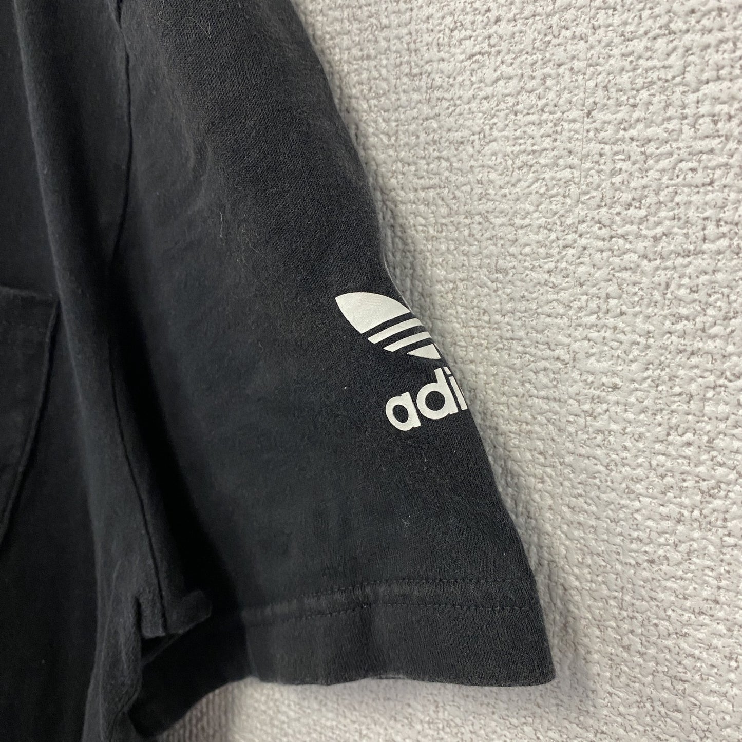 古着 used　adidas アディダス　半袖バックプリントTシャツ　クルーネック　胸ポケット　スポーツ　トレーニング　Mサイズ