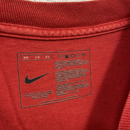 ～00s　NIKE　ナイキ　プリントTシャツ　ヴィンテージ　スウッシュロゴ　赤　レッド　Lサイズ