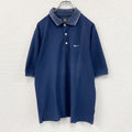 NIKE GOLF　ナイキゴルフ　DRI-FIT　半袖ポロシャツ　スウッシュ　刺繍ロゴ　ワンポイント　紺　ネイビー　Mサイズ