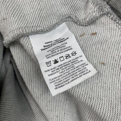 NIKE　ナイキ　スウェットパーカー/フーディー　ラグランスリーブ　スウッシュ　デカロゴ　霜降りグレー　XLサイズ