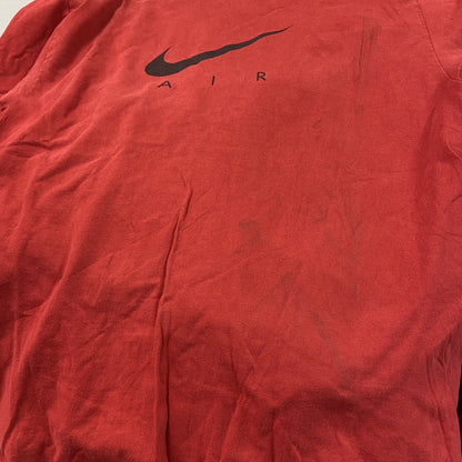 ～00s　NIKE　ナイキ　プリントTシャツ　ヴィンテージ　スウッシュロゴ　赤　レッド　Lサイズ