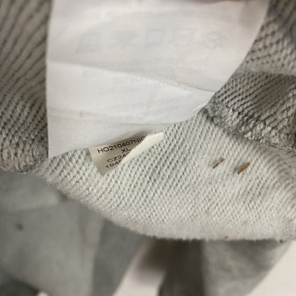 NIKE　ナイキ　スウェットパーカー/フーディー　ラグランスリーブ　スウッシュ　デカロゴ　霜降りグレー　XLサイズ