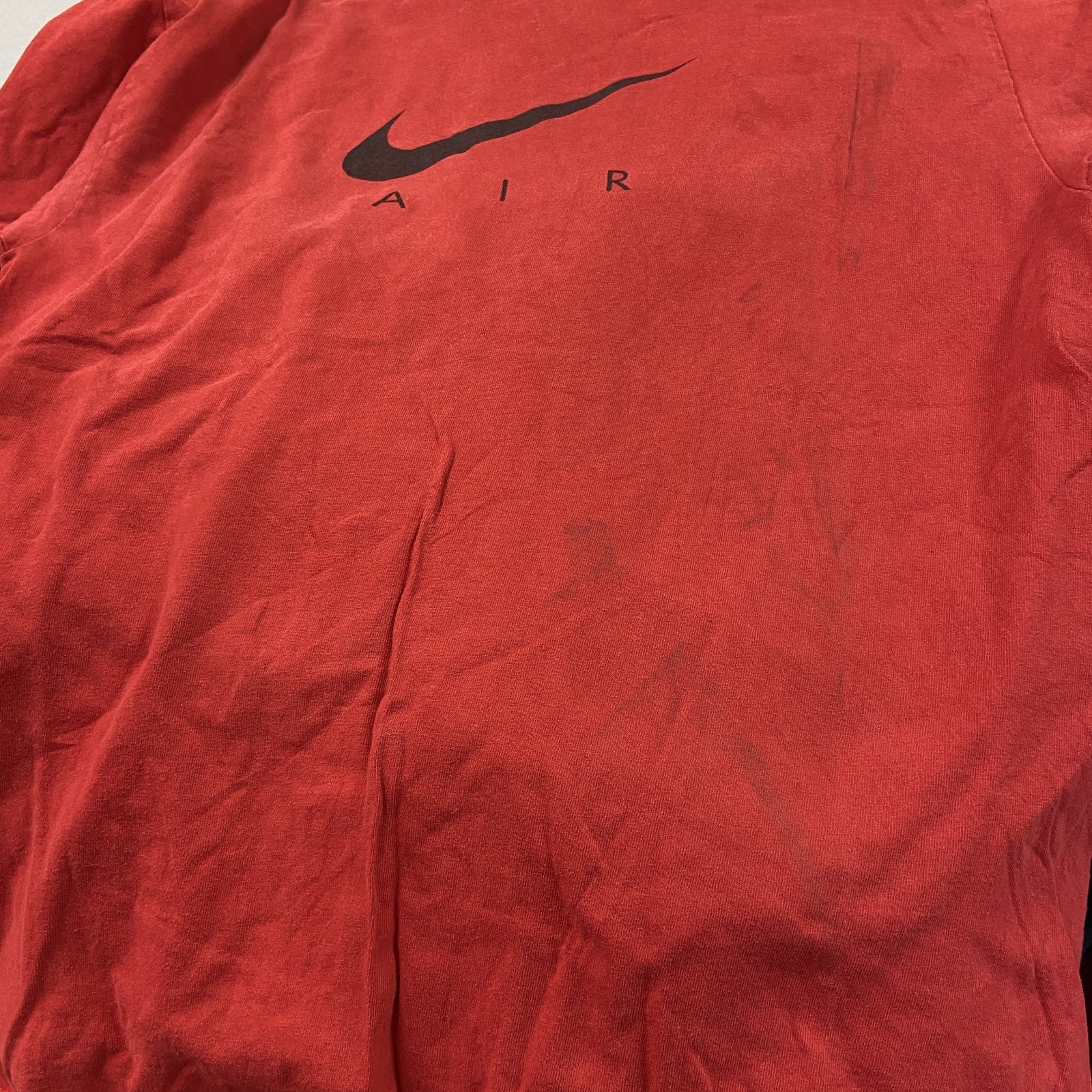 ～00s　NIKE　ナイキ　プリントTシャツ　ヴィンテージ　スウッシュロゴ　赤　レッド　Lサイズ