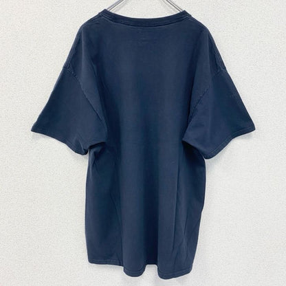 古着 used　champion チャンピオン　半袖カレッジプリントTシャツ　エンディコット大学　レトロ　ネイビー　XLサイズ