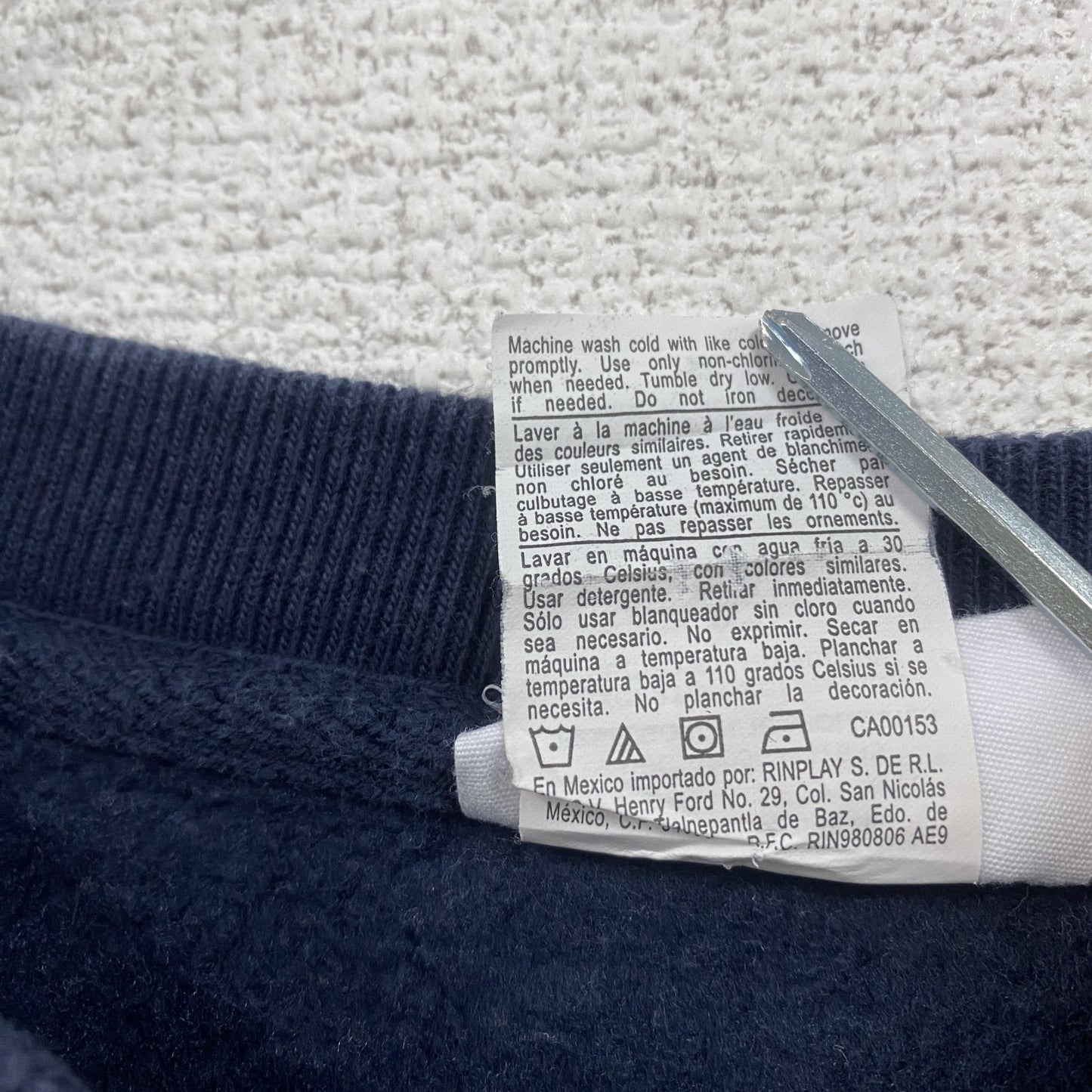 Champion　チャンピオン　リバースウィーブ　スウェット/トレーナー　紺　ネイビー　XLサイズ