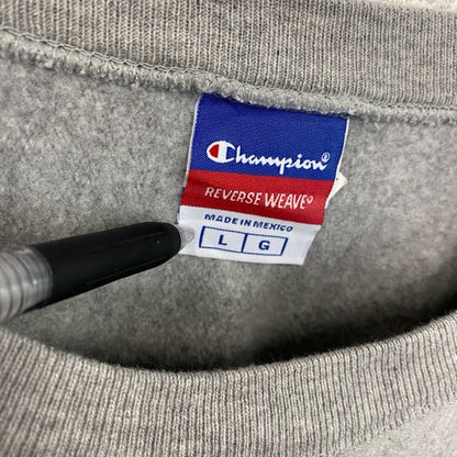 Champion　チャンピオン　リバースウィーブ　スウェット/トレーナー　アーチプリント　グレー　Lサイズ