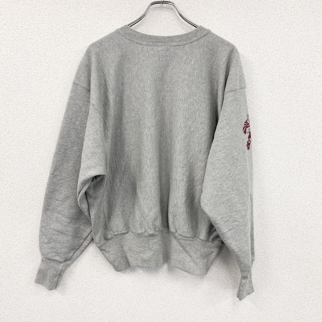 Champion　チャンピオン　リバースウィーブ　スウェット/トレーナー　アーチプリント　グレー　Lサイズ