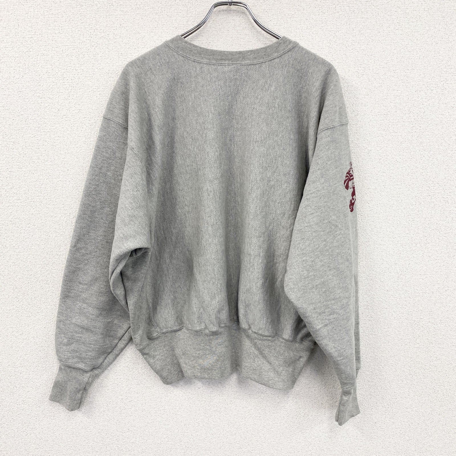 Champion　チャンピオン　リバースウィーブ　スウェット/トレーナー　アーチプリント　グレー　Lサイズ