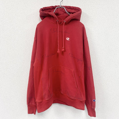 champion　チャンピオン　リバースウィーブ　スウェットパーカー/フーディ　赤　レッド