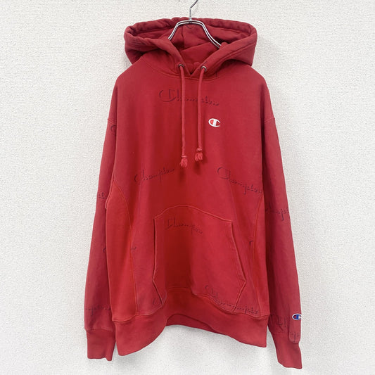 champion　チャンピオン　リバースウィーブ　スウェットパーカー/フーディ　赤　レッド