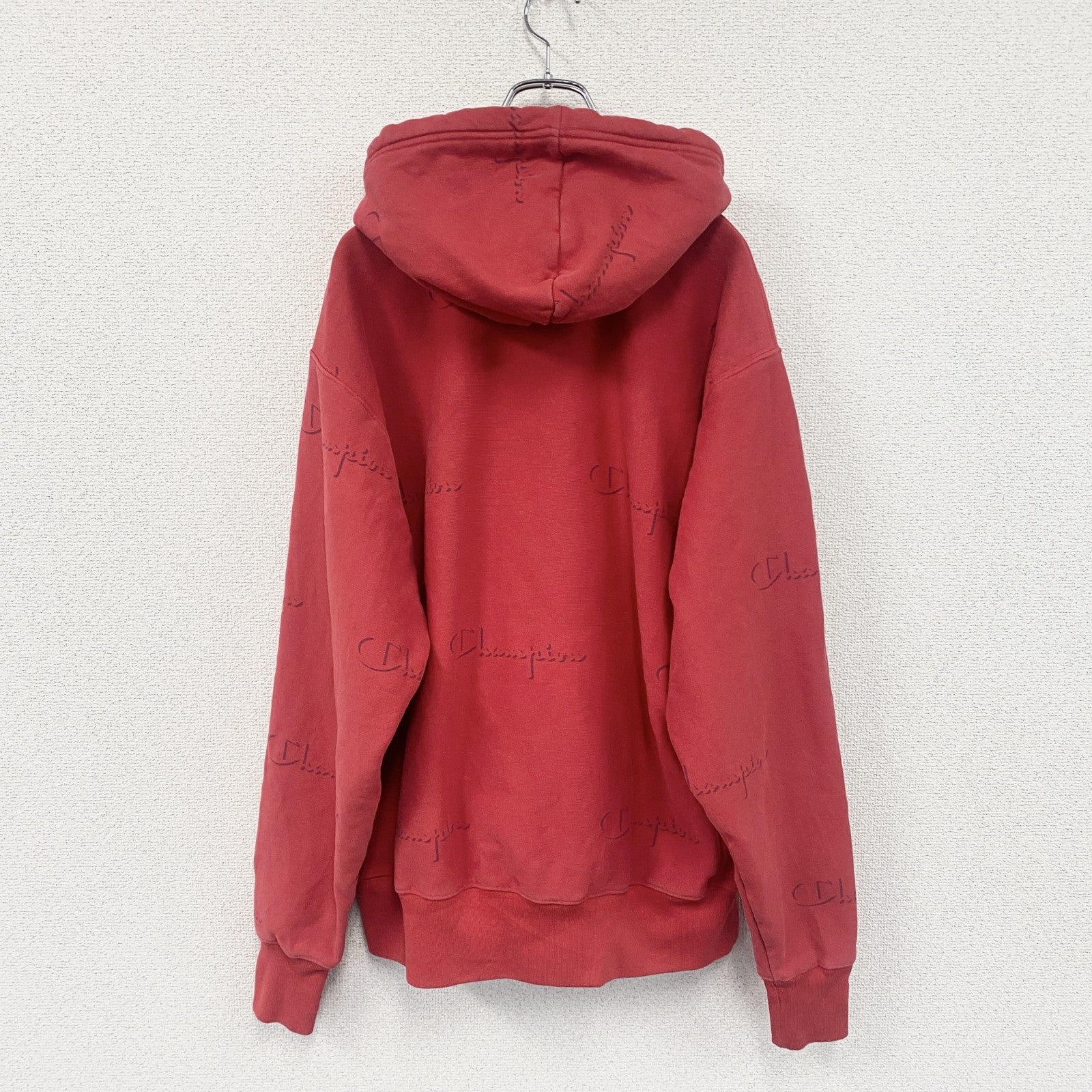 champion　チャンピオン　リバースウィーブ　スウェットパーカー/フーディ　赤　レッド