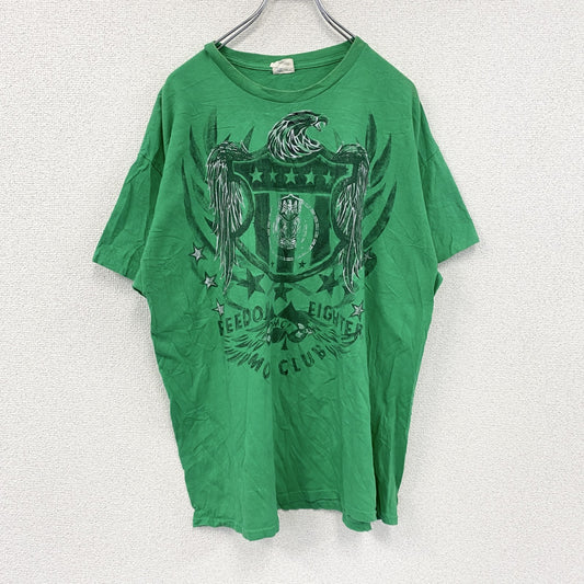 GILDAN　ギルダン　半袖プリントTシャツ　緑　グリーン　XLサイズ